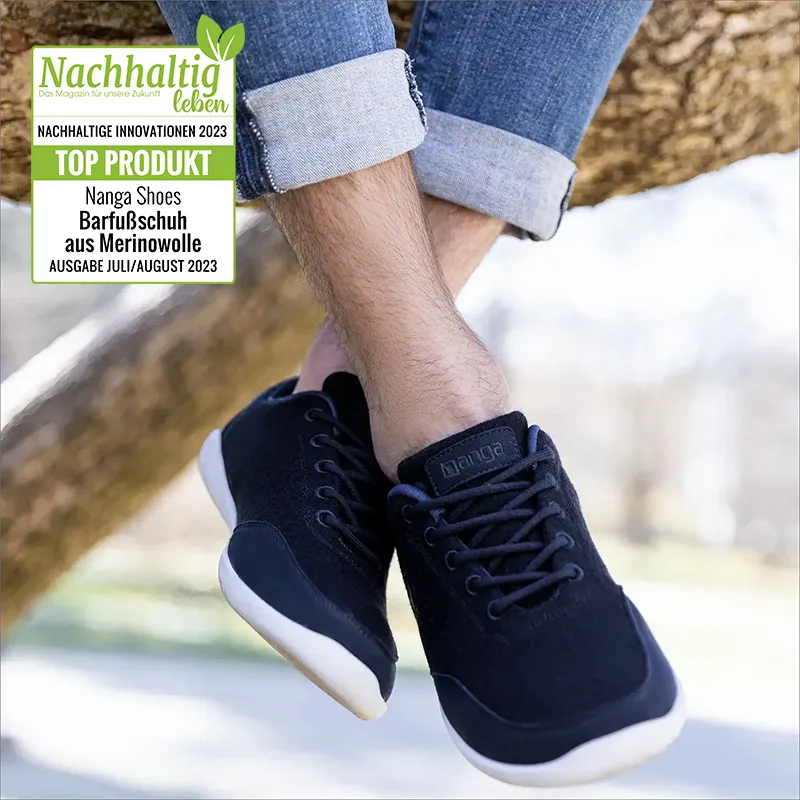 MERINO Eco Barefoot Men - Blau - Image 3