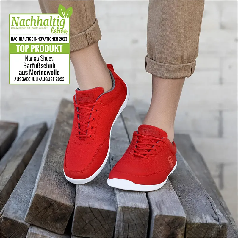 MERINO Eco Barefoot Women - Rot - Image 4