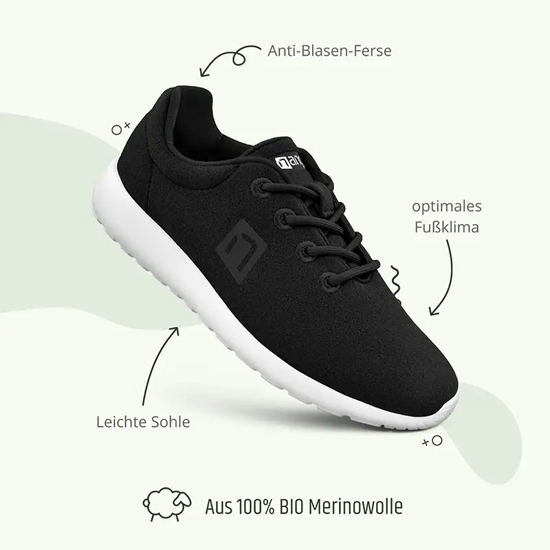 MERINO Sneaker Men - Schwarz - Image 6