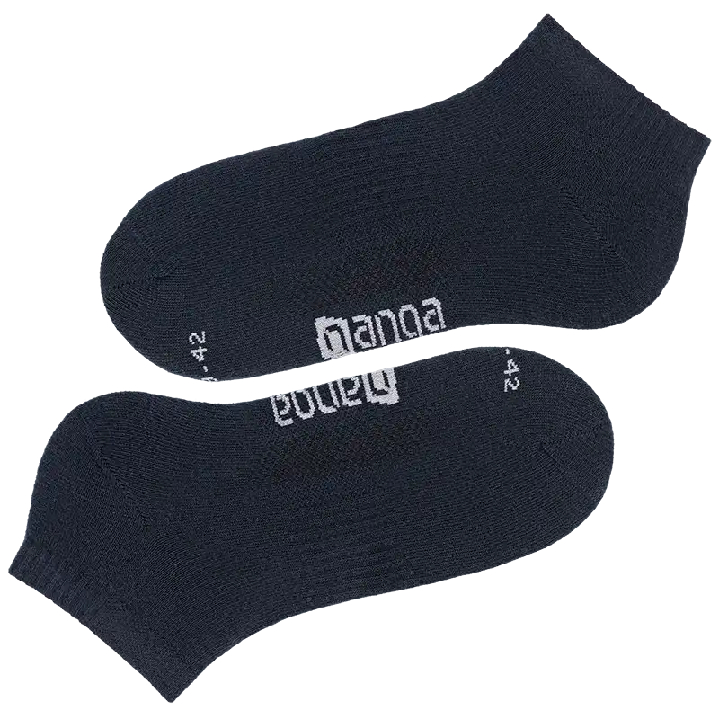 Organic Sneaker Socken Baumwolle in dunkelblau - Image 6
