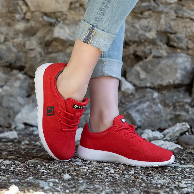 MERINO Sneaker Women - Rot - Image 7
